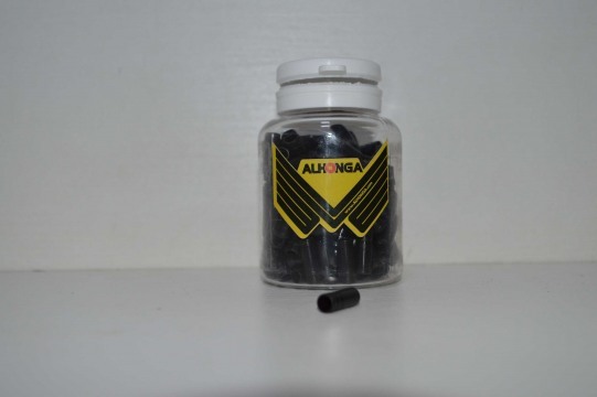 Наконечник оплетки троса пластик Alhonga HJ‐D92P 4mm (150шт-1 бутылка) цена за 1 шт, код 40715