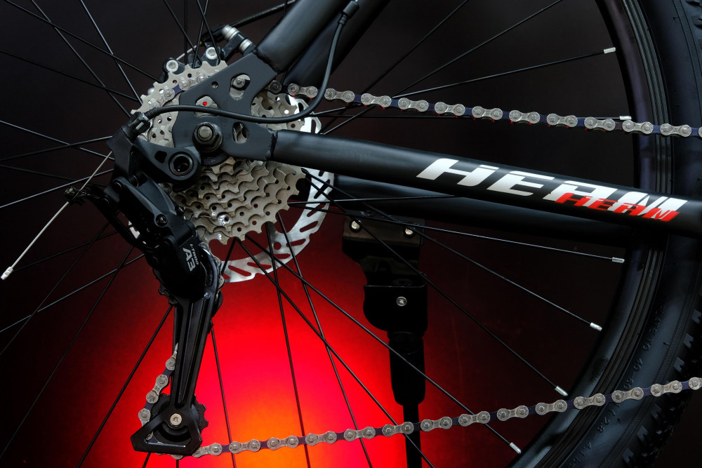 HEAM ALPHA 29 Cassete Матовый Чёрный/Красный рама 19 (на рост 171-182)