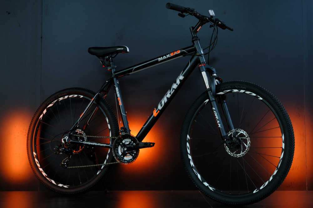 Lorak MAX 27,5 Матовый Чёрный/Оранжевый 19р (на рост 171-182)